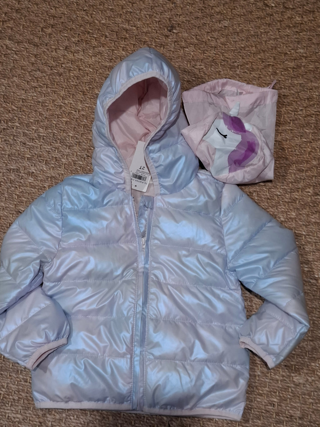 2T GIRLS WINTER COAT  ROSE COLOR