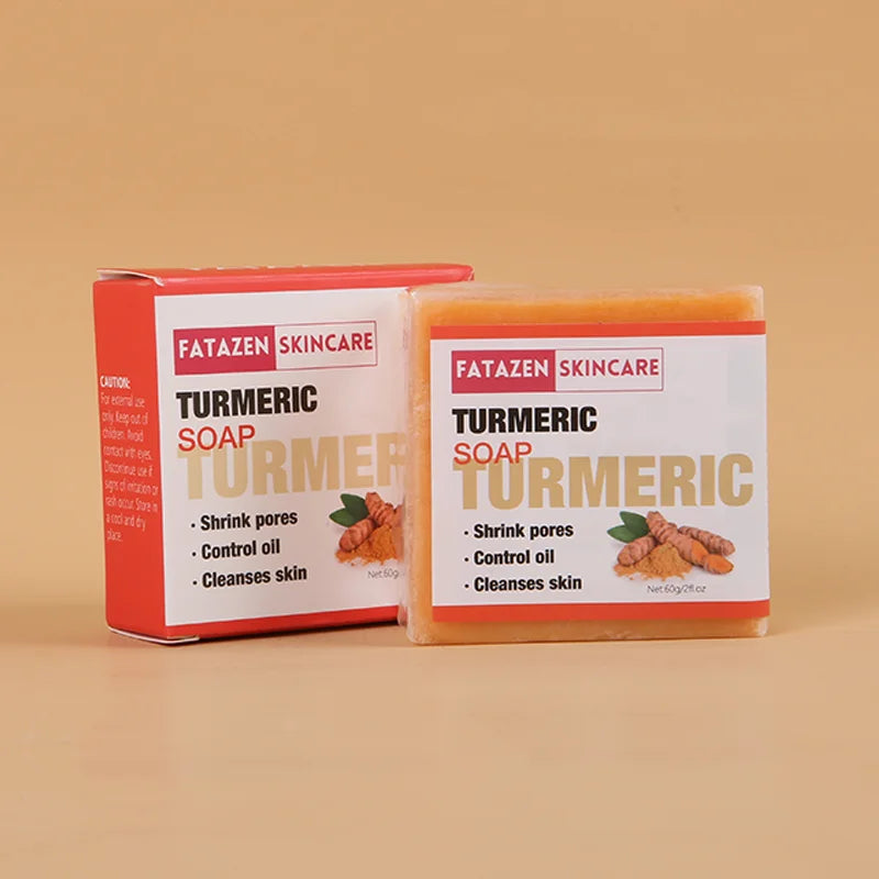 Natural Organic Deep Cleansing Bath Toilet Soaps Handmade Skin Care Products Whitening Anti Acne Turmeric Bar Soap