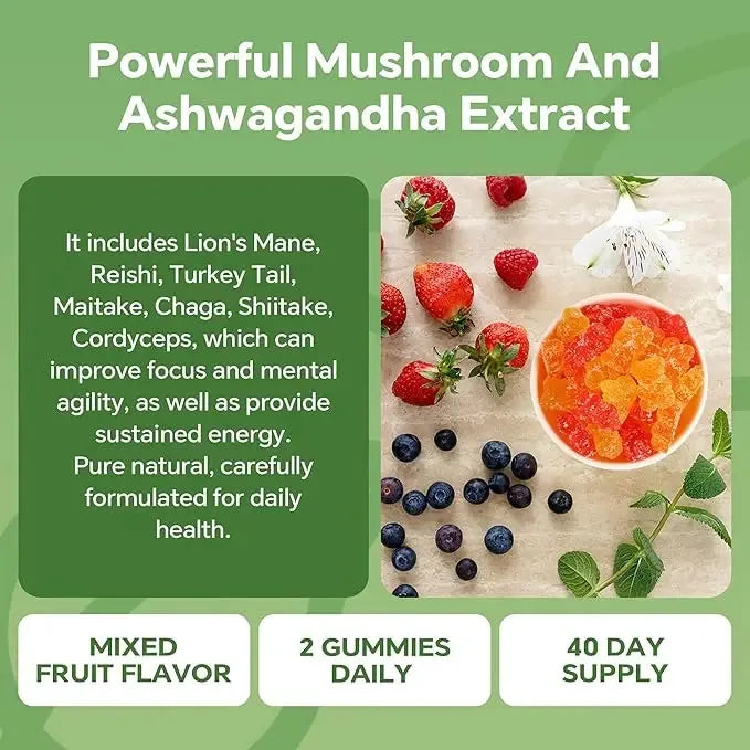 Mushroom Gummies Daily support to stay healthy