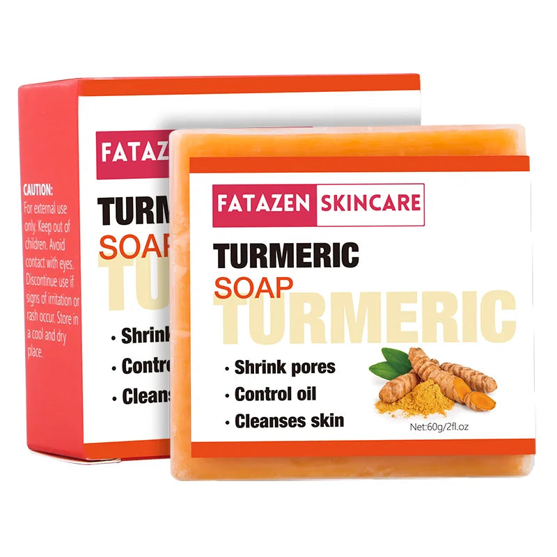 Natural Organic Deep Cleansing Bath Toilet Soaps Handmade Skin Care Products Whitening Anti Acne Turmeric Bar Soap