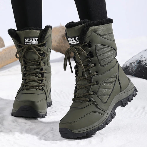 36(US 6) 37(US 6.5) 38(US 7) 39(US 7.5) 40(US 8) 41(US 9) 42(US 9.5) 43(US 10) Product Winter Women Snow Boot High-top Waterproof Ankle Boots Ladies Thick Plus Warm Snow Hiking Boots Outdoor Cotton Shoes Sneakers