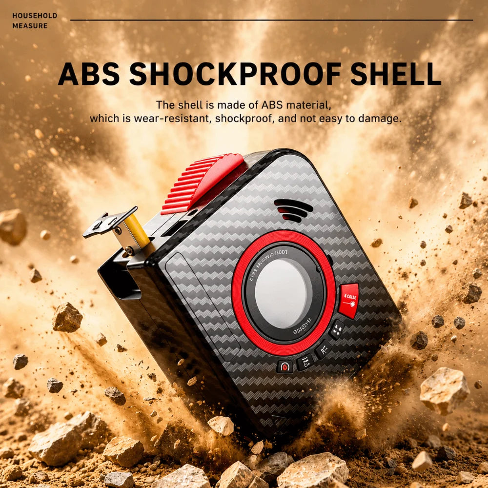3 in 1 5 Meter Tape Measure Drop Proof Thick Shell Distance Meter High Precise Strong Magnet Hand Survey Gear Warehouse Stock