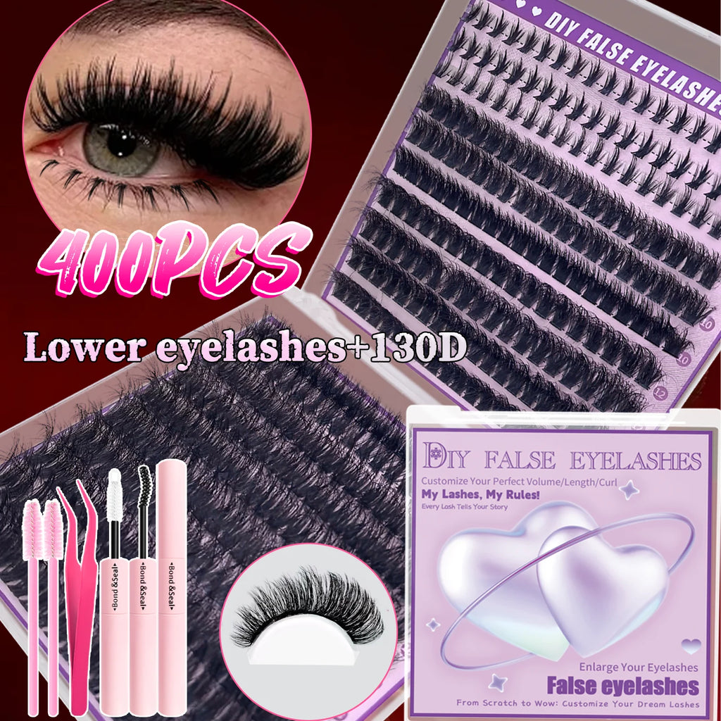 170/400/402/800PCS Eyelash Cluster Kit Multiple Combination 4.5   250 Reviews   ౹   2,000+ sold From Natural to Dense Mixed Density Daily Makeup Party & Dramatic