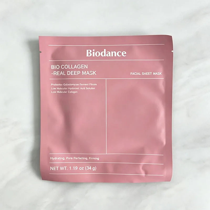 BIODANCE Bio-Collagen Hydrating Gel Mask Nighttime Moisturizing Deep Hydration Improving Elasticity Oil-control Foam Cleanser