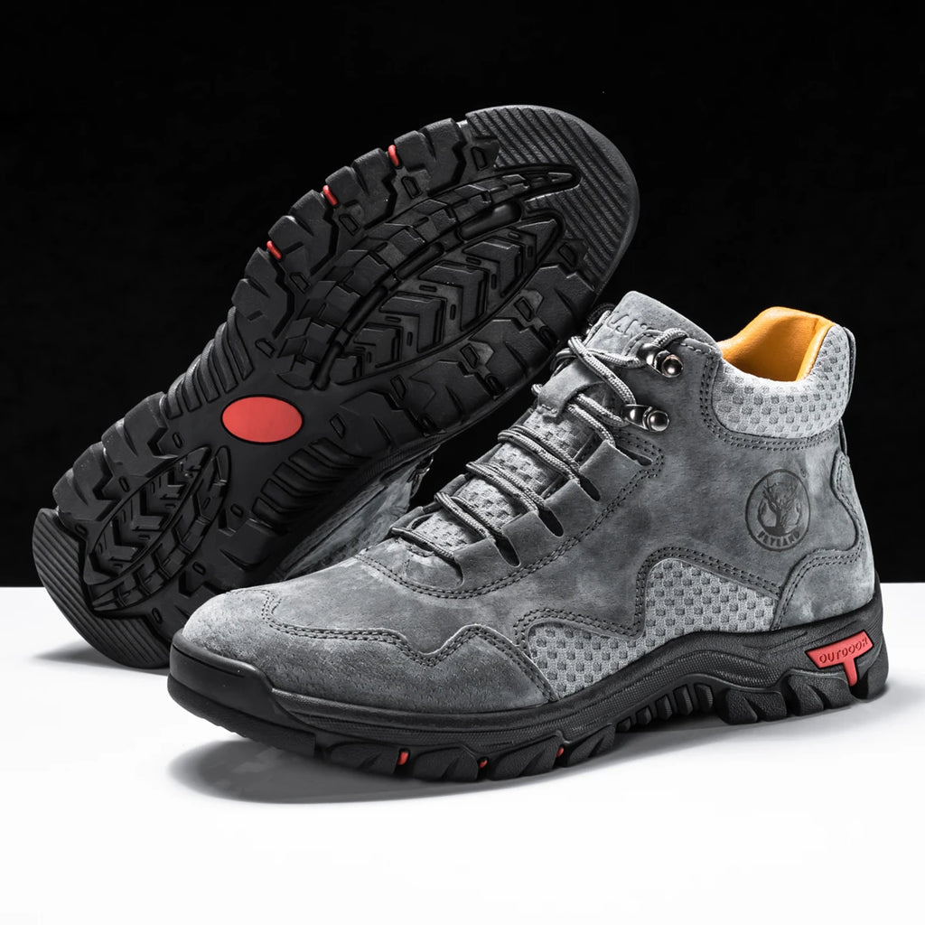FLYLAND Men's Fashion Sneakers Chukka Boots Breathable Daily Casual Work Office Shoes