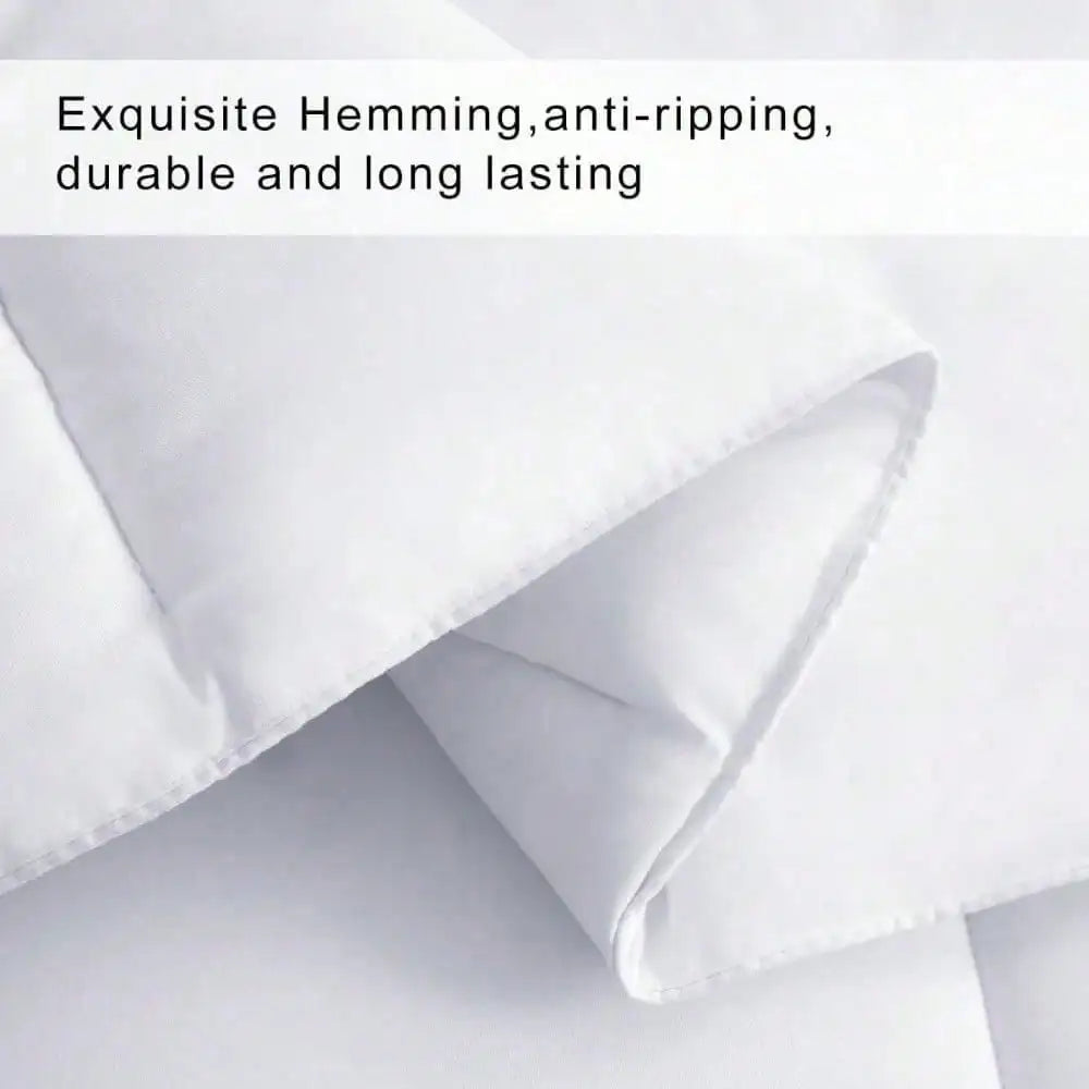 All Season  Comforter - Fluffy Down Alternative Comforter - Quilted Duvet Insert Arm Luxury Hotel Comforter