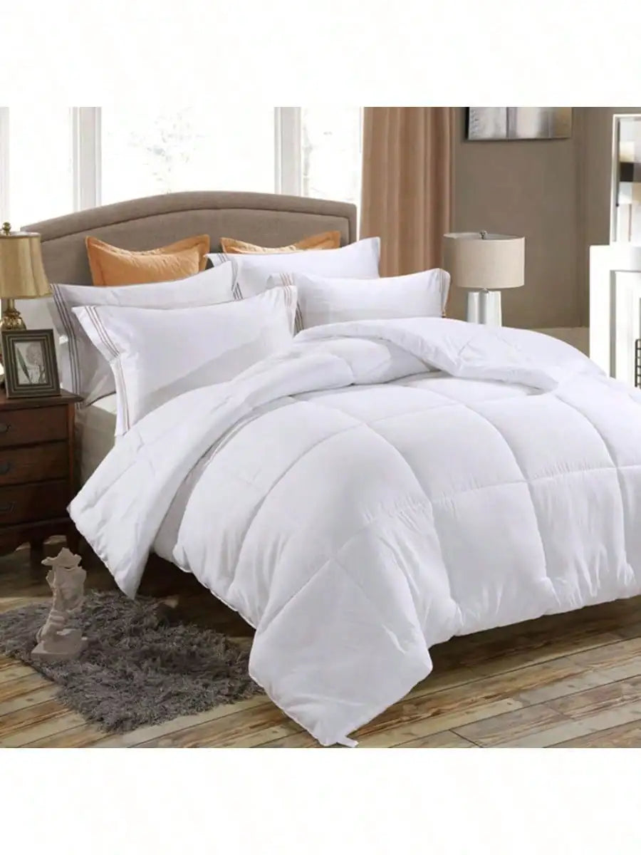 All Season  Comforter - Fluffy Down Alternative Comforter - Quilted Duvet Insert Arm Luxury Hotel Comforter