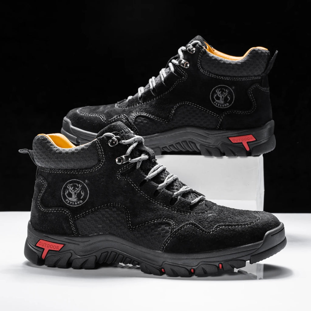 FLYLAND Men's Fashion Sneakers Chukka Boots Breathable Daily Casual Work Office Shoes