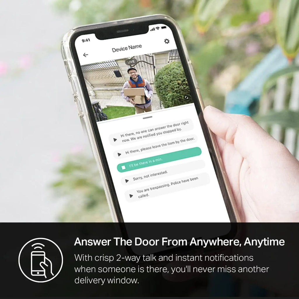 Smart Video Doorbell Camera Hardwired with Chime, 2K Resolution, Night Vision, 2-Way Audio, Works with Alexa & Google Home
