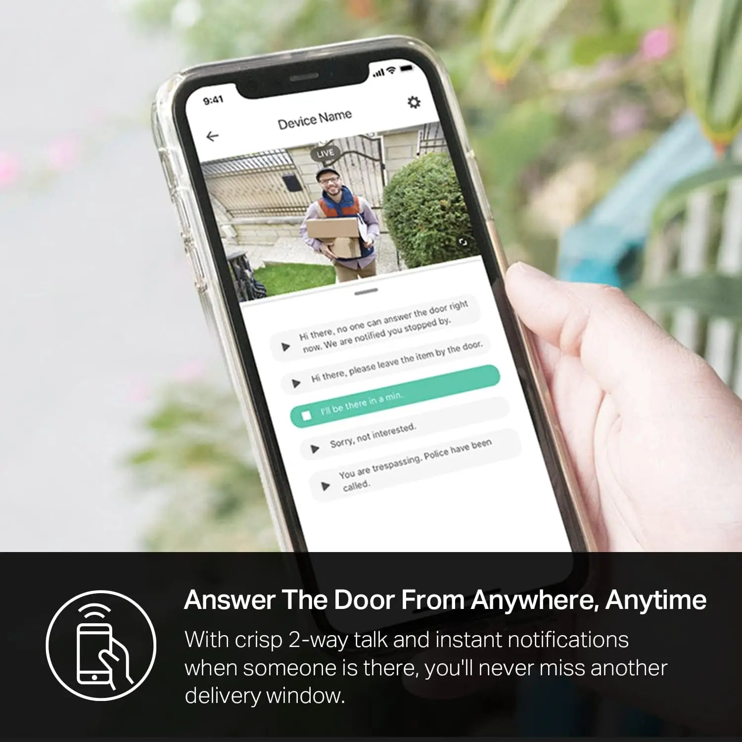 Smart Video Doorbell Camera Hardwired with Chime, 2K Resolution, Night Vision, 2-Way Audio, Works with Alexa & Google Home