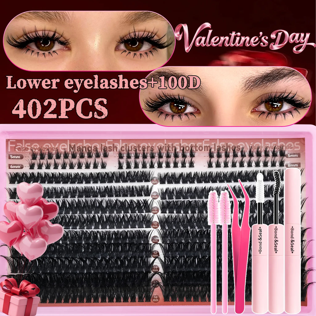 170/400/402/800PCS Eyelash Cluster Kit Multiple Combination 4.5   250 Reviews   ౹   2,000+ sold From Natural to Dense Mixed Density Daily Makeup Party & Dramatic