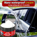 Car Glass Waterproof Paste Kit: Hydrophobic Anti-Rain/Anti-Fog Coating, Suitable for Car Windows, Mirrors & Bathroom Glass