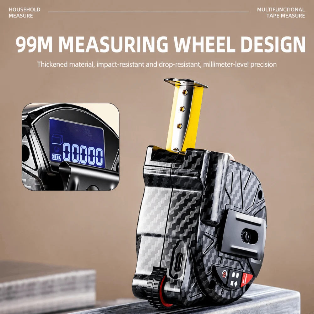 3 in 1 5 Meter Tape Measure Drop Proof Thick Shell Distance Meter High Precise Strong Magnet Hand Survey Gear Warehouse Stock