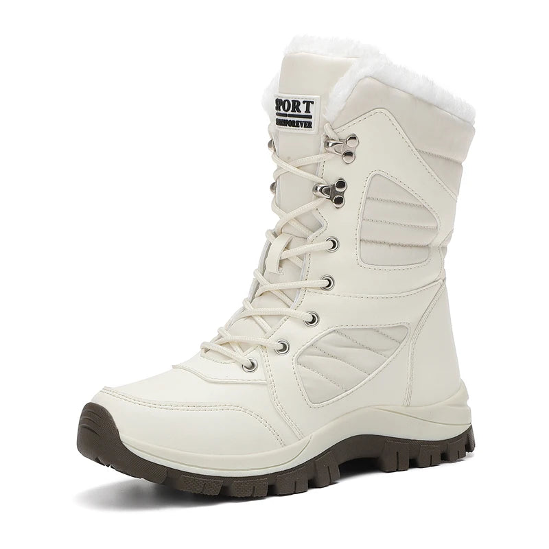 36(US 6) 37(US 6.5) 38(US 7) 39(US 7.5) 40(US 8) 41(US 9) 42(US 9.5) 43(US 10) Product Winter Women Snow Boot High-top Waterproof Ankle Boots Ladies Thick Plus Warm Snow Hiking Boots Outdoor Cotton Shoes Sneakers