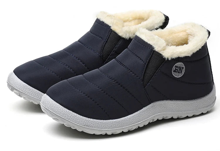 38(US 6) 39(US 6.5) 40(US 7.5) 41(US 8) 42(US 8.5) 43(US 9) 44(US 9.5) 45(US 10.5) 46(US 11) 47(US 11.5)  Men Ankle Boots Winter Booties For Men Fur Shoes Waterproof Snow Boots Warm Casual Botas