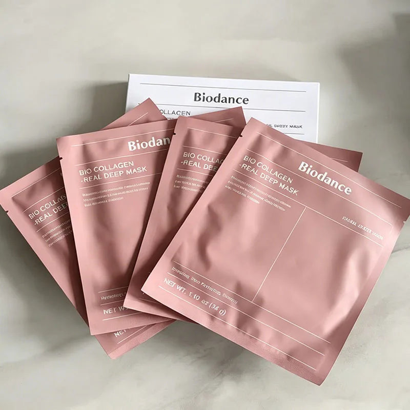 BIODANCE Bio-Collagen Hydrating Gel Mask Nighttime Moisturizing Deep Hydration Improving Elasticity Oil-control Foam Cleanser