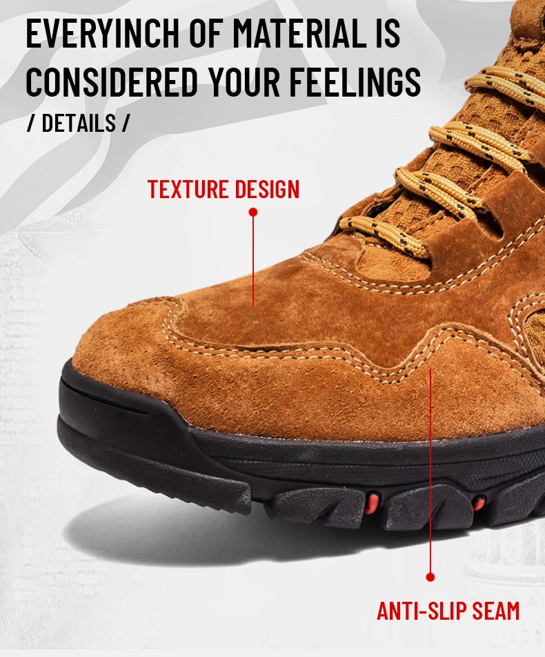 FLYLAND Men's Fashion Sneakers Chukka Boots Breathable Daily Casual Work Office Shoes