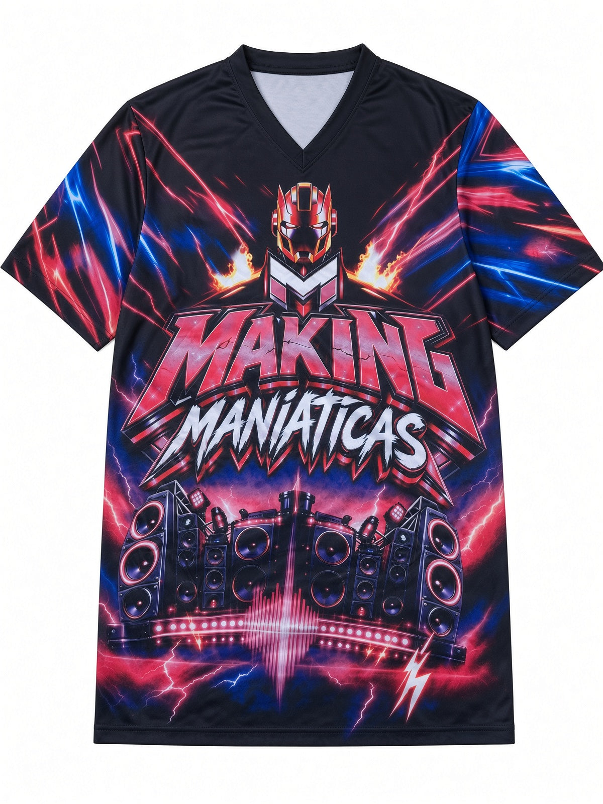 SIZE LARGE MULTICOLOR SHORT SLEEVE T - SHIRT CHICAS MAKINGMANIATICAS